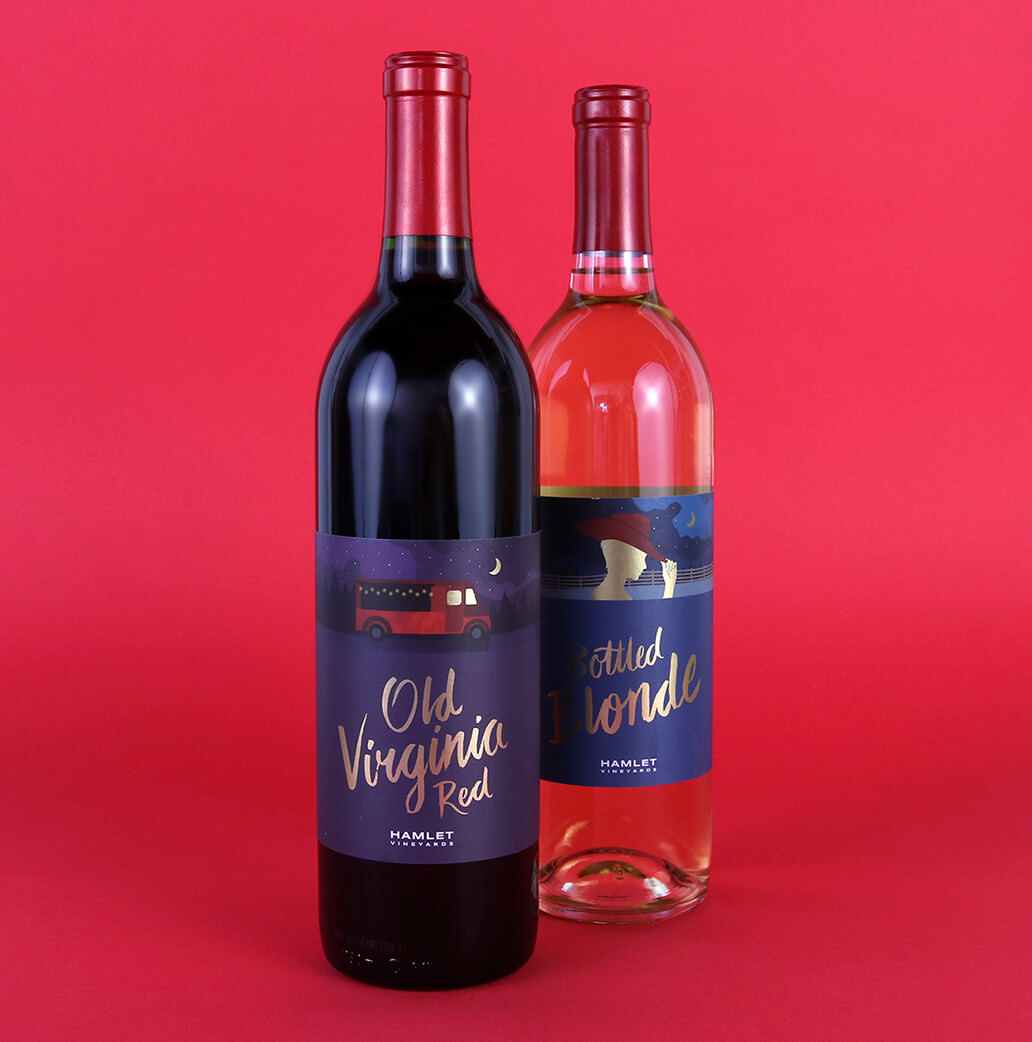 Hamlet Vineyards Brand Refresh - Watermark Design