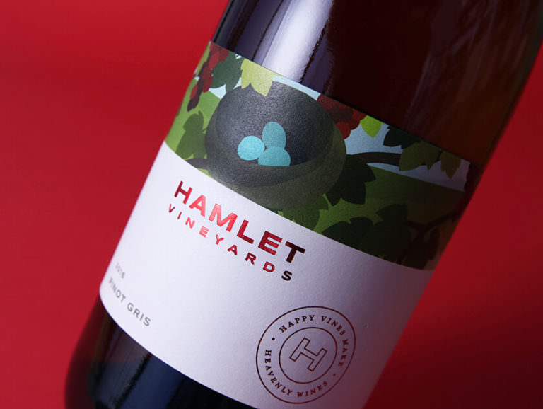 Hamlet Vineyards Brand Refresh Watermark Design