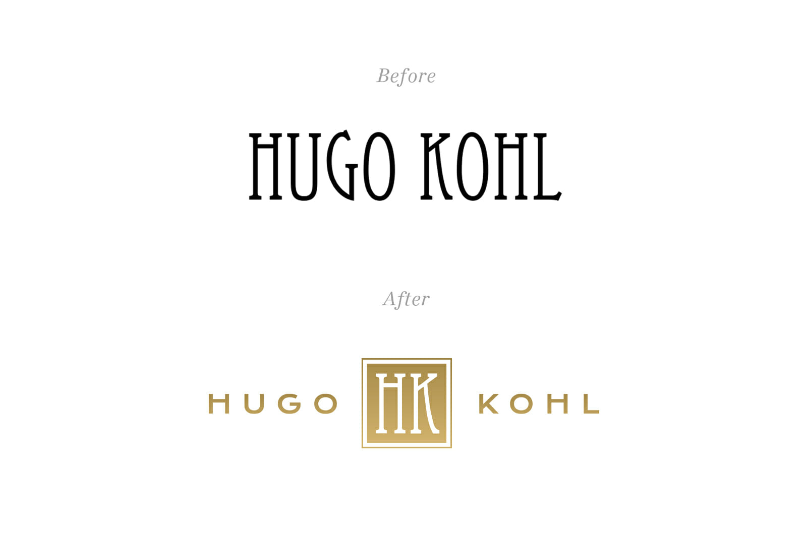 Image of Logo Design refresh for Hugo Kohl Jewelry Shop