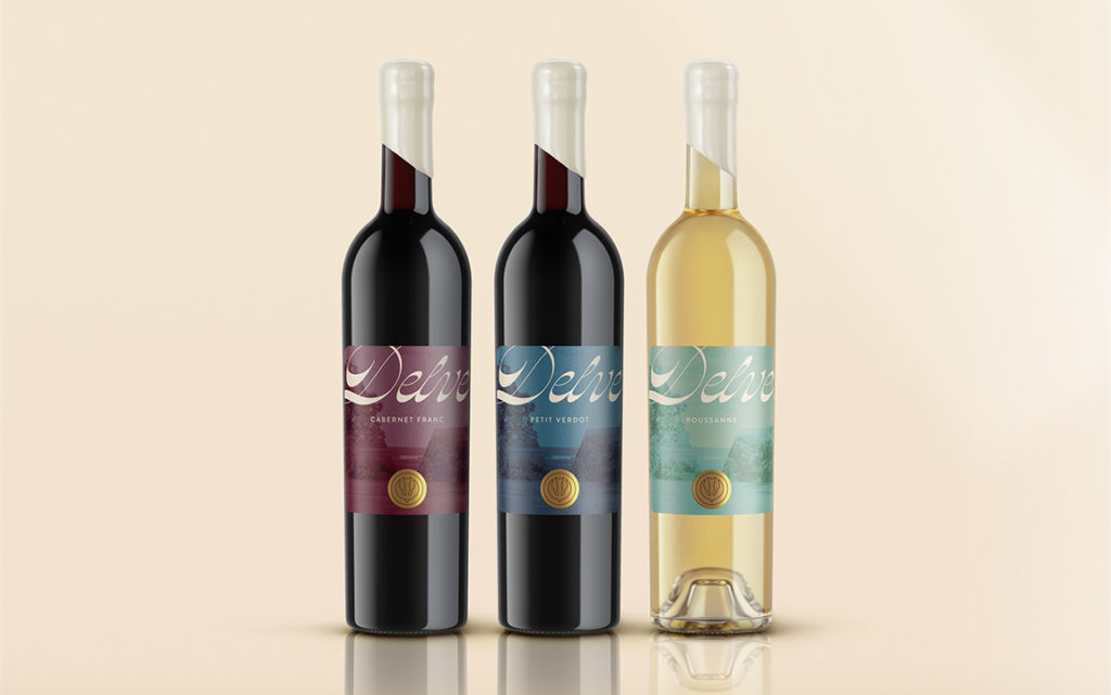 Delve Wines Packaging